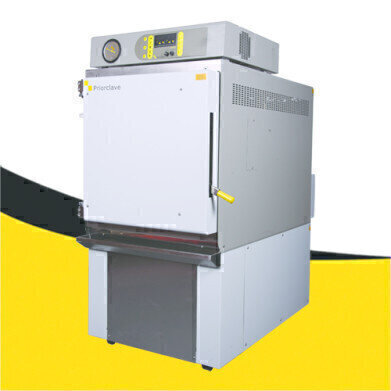 The Sterilising Chamber of the Q63 Autoclave range holds more
